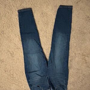 American Eagle dark blue jegging